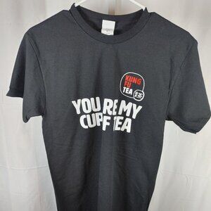 Hanes Authentic Size S Kung Fu Tea my cup of tea t-shirt black